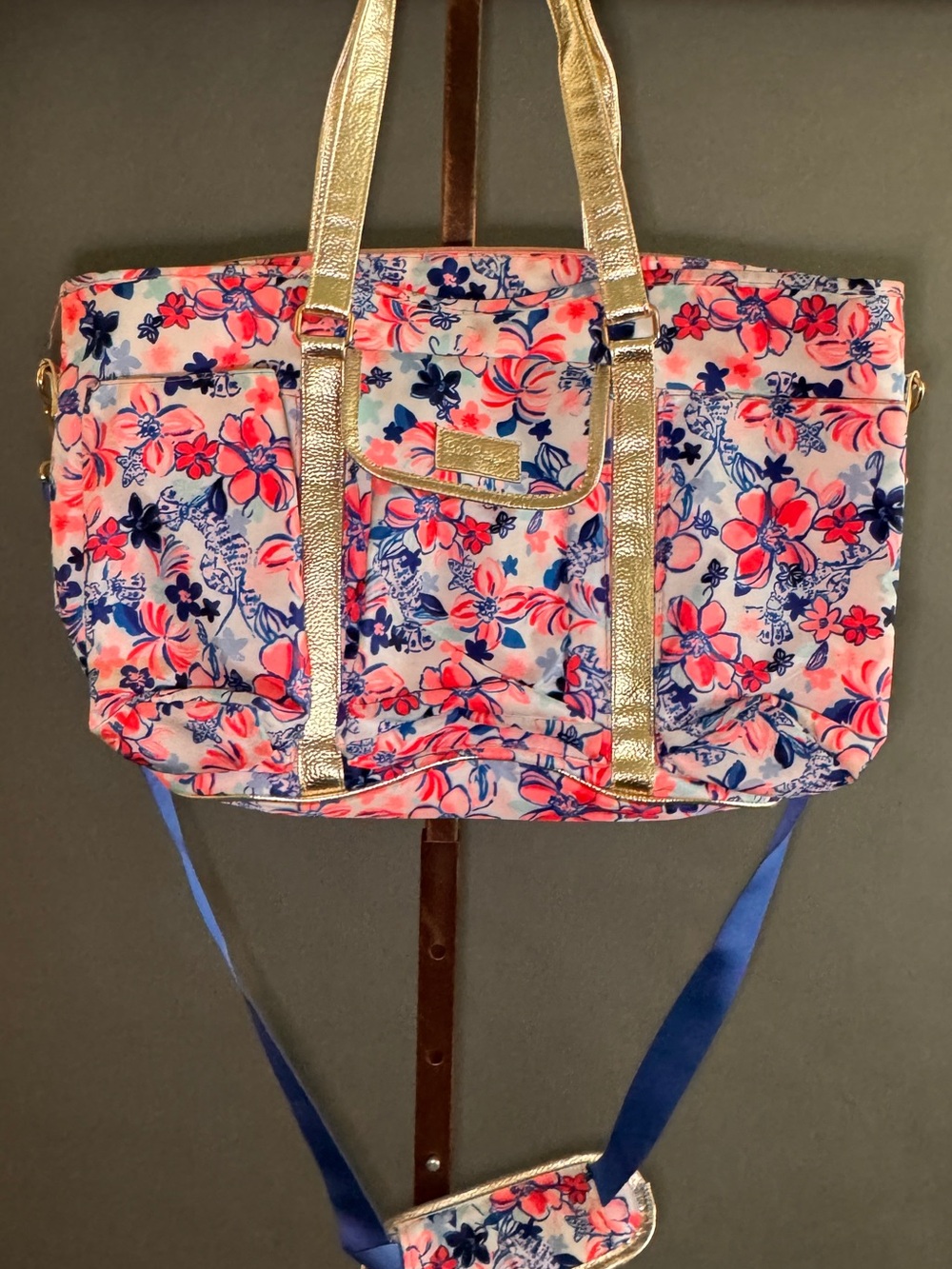 Lilly Pulitzer Floral Weekender Travel Duffel Bag